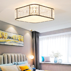 LED Ceiling Lights With Crystal Lampshade For Bedroom Metal Square Ceiling Lamp(WH-CA-99)