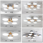 Nordic modern hotel apartment villa LED ceiling lamp wooden chandelier(WH-WA-14)
