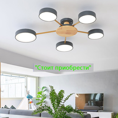 Bedroom living room ceiling chandelier bedroom nordic wooden ceiling light（WH-WA-18)