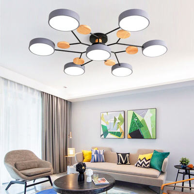 Ceiling chandelier LED lamp bedroom wooden ceiling lamp dining room chandelier(WH-WA-19)