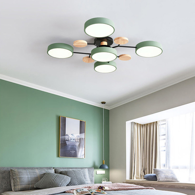 Ceiling chandelier LED lamp bedroom wooden ceiling lamp dining room chandelier(WH-WA-19)