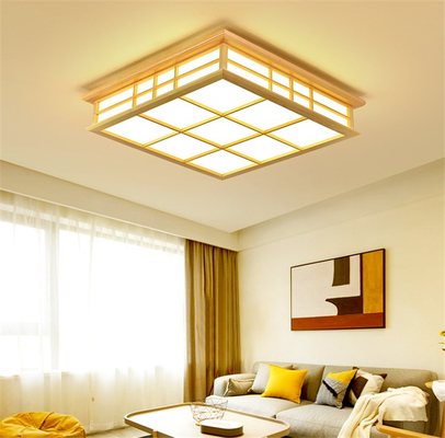 Ceiling Lights Japanese Style Tatami Lamp LED Wooden Ceiling Lighting Dining Room Bedroom Lamp(WH-WA-31)