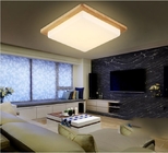 Nordic wood square LED celling lights wood color modern minimalist Chinese ceiling lights(WH-WA-33)