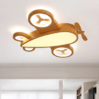 Wooden Cartoon Airplan Ceiling Light Nordic Japanese Kids room lamp(WH-WA-27)