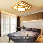 LED Nordic simple and warm living room bedroom study room dining room solid wood ceiling lamp(WH-WA-42)