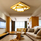 LED Nordic simple and warm living room bedroom study room dining room solid wood ceiling lamp(WH-WA-42)