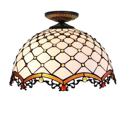 Tiffany lamp Round glass kitchen lights hanging lamp(WH-TA-15)