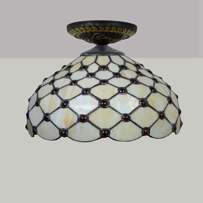 Tiffany lamp Style Indoor home Living room Bedroom Kitchen yewllo industrial chandelier(WH-TA-20)