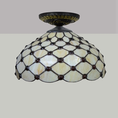 Tiffany lamp Style Indoor home Living room Bedroom Kitchen yewllo industrial chandelier(WH-TA-20)