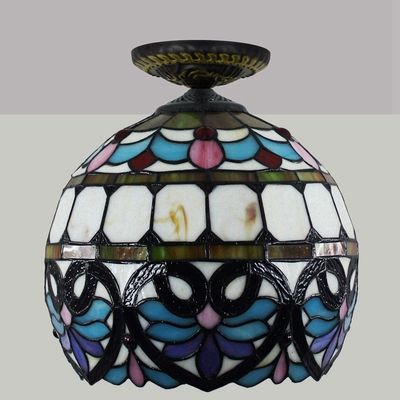 European-Style Lovely Baroque Multi-Color Glass Restaurant Bedroom dining light hanging（WH-TA-29)