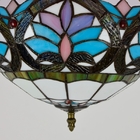 European retro Mediterranean Style Heart Chandelier colored glass ceiling lights(WH-TA-32)