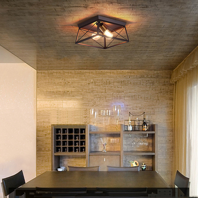 American Retro Industrial Ceiling Lamp Farmhouse Hallway Black ceiling lights(WH-LA-34)