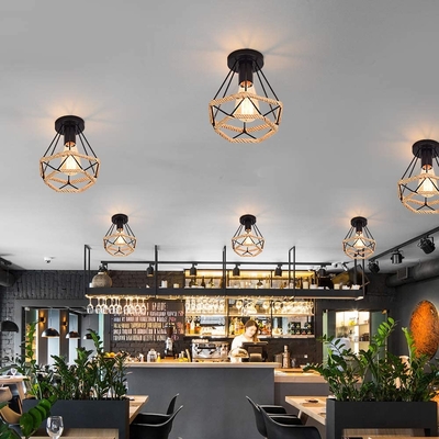 Mini Ceiling Lights Vintage industrial Ceiling lamp Hallway corridor Retro Loft industrial ceiling light(WH-LA-36)