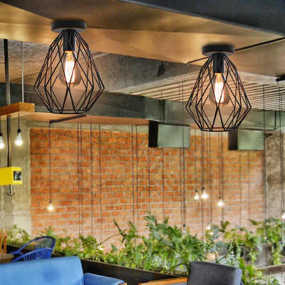 Mini Ceiling Lights Vintage industrial Ceiling lamp Hallway corridor Retro Loft industrial ceiling light(WH-LA-36)
