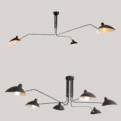 Loft Spider Duckbill Chandeliers Modern E27 Iron Ceiling Retro Chandelier(WH-LA-39)