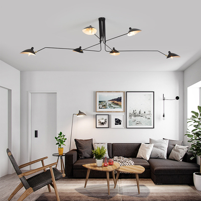 Loft Spider Duckbill Chandeliers Modern E27 Iron Ceiling Retro Chandelier(WH-LA-39)