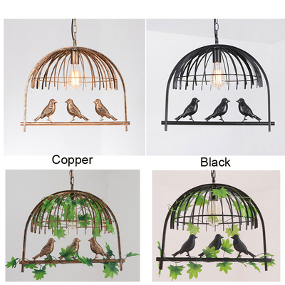 Nordic bird lights Bedroom dining room pendant lamp Amercian country droplight(WH-VP-139)