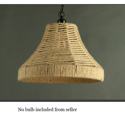 Loft Pendant Lamp Retro Industry Rope Hemp Clothing american lighting(WH-VP-141)