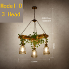 Retro Industrial Style Twine Chandelier Coffee Shop  Creative Personality Barbecue Garden Hanging Lamp(WH-VP-157）