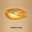 Handmade bamboo weaving art lamp bamboo art dining room bedroom bamboo rattan light(WH-WP-38)