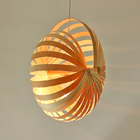 Nordic solid wooden chandelier Living room Bedroom bamboo pendant light(WH-WP-39)