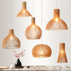 Modern hand made retro wooden pendant lights Japan style Tea Room Secto Octo 4241 Pendant lamp Droplight(WH-WP-41)