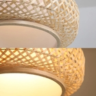Hand Woven Bamboo Round Chandelier Southeast Asia Bamboo Lights Led Hanging Lamp(WH-WP-47)