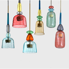 Nordic Colorful Pendant Lights Home Decorative Lighting Living Room Bedroom Indoor Glass Hanging Lamp(WH-GP-36)