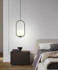LED Pendant Lights Home Decoration Living Room Bedside Glass Black Suspension lamp(WH-GP-39)