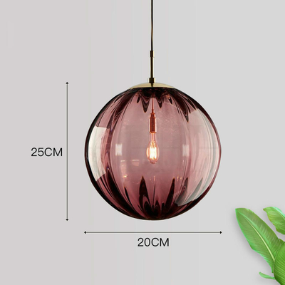 Modern Led Pendant Lamp Nordic Hanging Lights Glass Ball Lighting Fixtures(WH-GP-43)