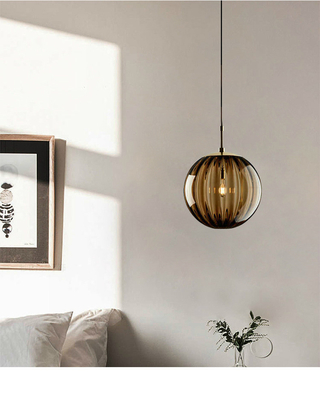 Modern Led Pendant Lamp Nordic Hanging Lights Glass Ball Lighting Fixtures(WH-GP-43)