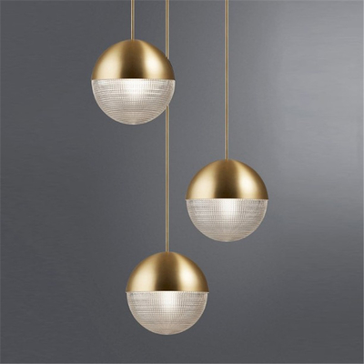 Modern Pendant Lights Led Glass Ball Bedroom Bedside Nordic Hanging Lighting(WH-GP-47)