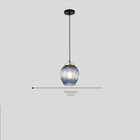 LED Pendant Lights Glass Living Room Light Fixture Dining Room Kitchen Hanging Lamp(WH-GP-66)