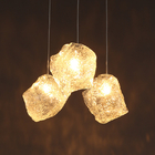 Modern Led Pendant Lamp Living Dining Room Bedroom Decoration Glass Stone Pendant Light(WH-GP-80)