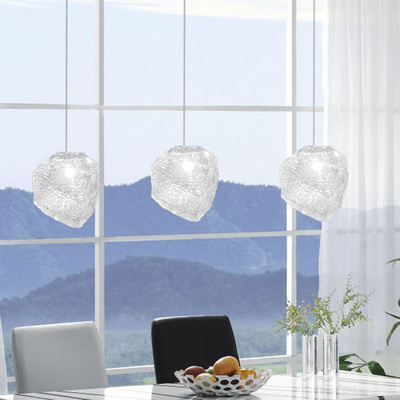 Modern Led Pendant Lamp Living Dining Room Bedroom Decoration Glass Stone Pendant Light(WH-GP-80)