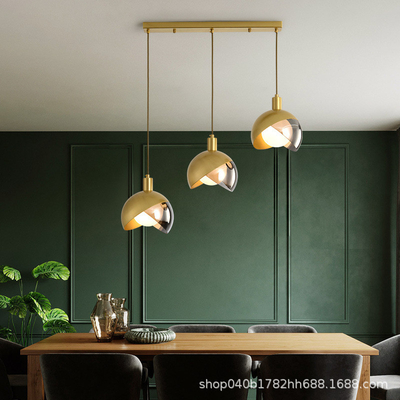 Europe Modern LED Glass Ball Luxury Pendant Light on Dining Room Kitchen island Light(WH-GP-81)