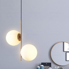 SGROW Decorative Glass Luster Hanging Lamp Lighting Fixture Nordic Modern Glass Balls Pendant Light(WH-GP-86)