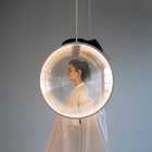 Art Decor Nordic Designer Convex Lens Glass Led Pendant Lights(WH-GP-88)