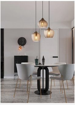 LED Glass Hanging Light Bedside Table Chandelier For Living Room Dining Bar Pendant Lamps(WH-GP-93)