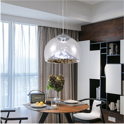 Mountain View Glass Pendant Light Nordic island pendant lights creative coffee bar lamp(WH-GP-97)