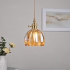 Modern Glass Pendant Light Clear Flower Pendant Lamp living dinning room hanging lamp(WH-GP-99)