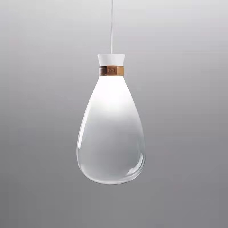 Nordic Modern Creative Glass Gloss Wishing Bottle Chandelier Simple Bedroom Bedside Bar Restaurant Lamp(WH-GP-112)