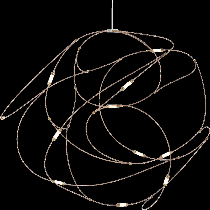 Minimalist modern minimalist design chandelier creative art living room Flock of Light Pendant Lamp（WH-AP-366)
