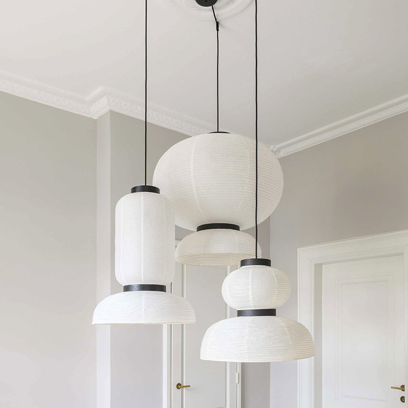 Modern Design Art Rice Paper white pendant light for Decor Restaurant loft Formakami pendant light（WH-AP-432）