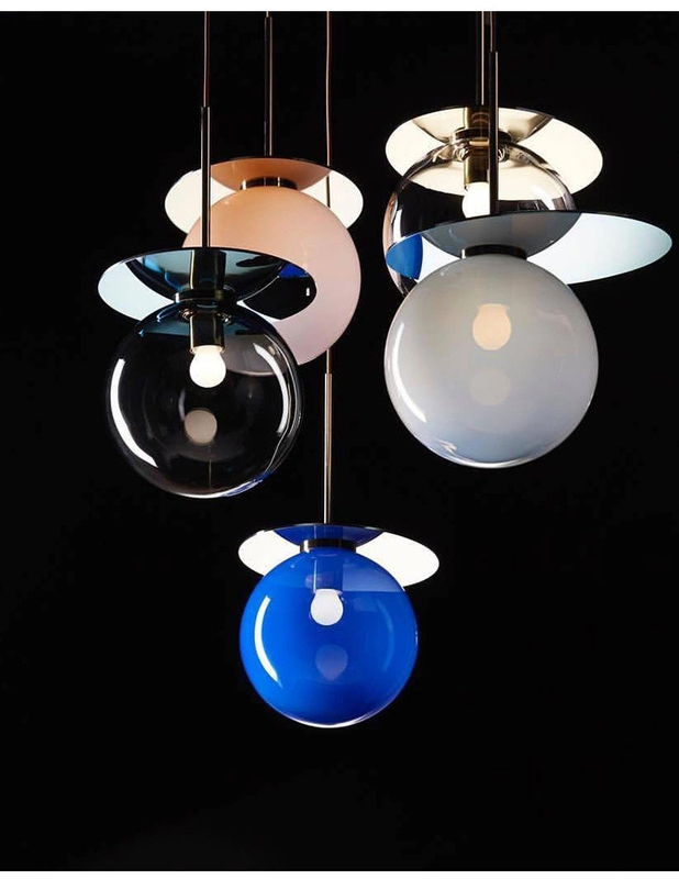 Round pendant light Design Colorful glass ball light dining room child room Umbra Pendant Light(WH-GP-147)