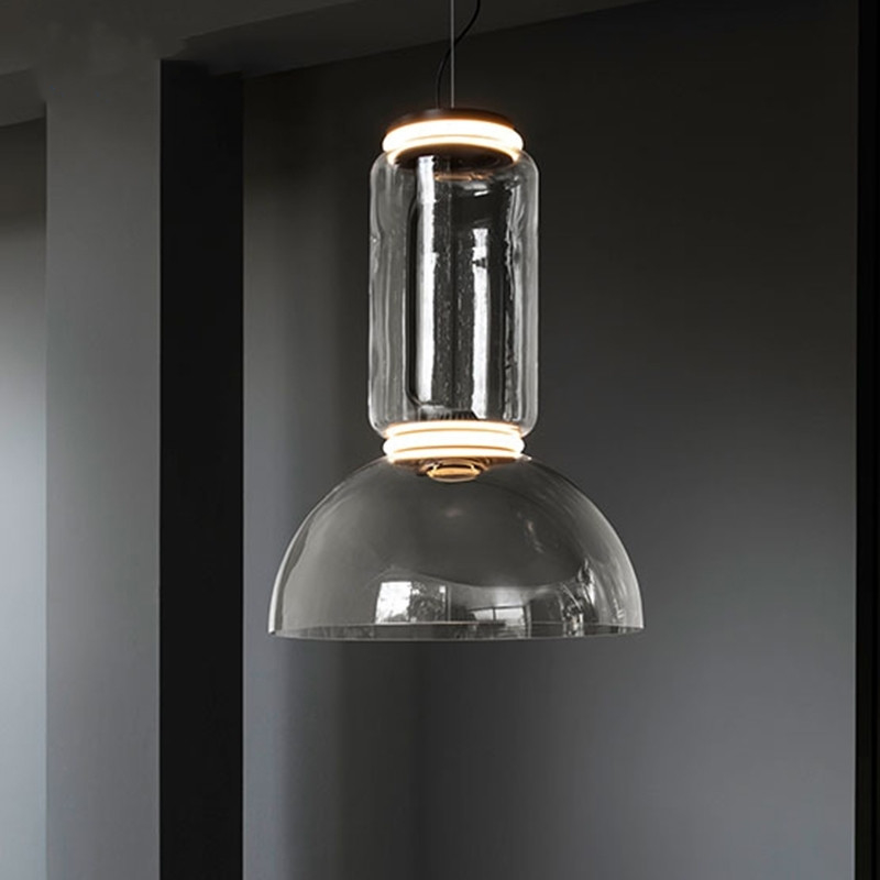 Modern Clear Glass Shade Nordic Pendant Light  Living Room Noctambule Pendant Lamp(WH-GP-153)