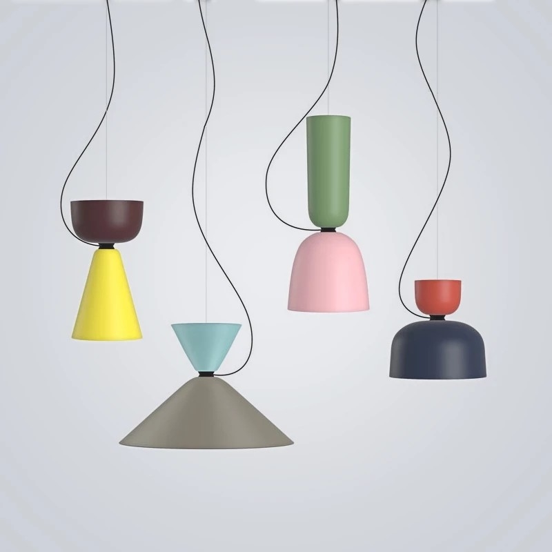 Modern Pendant Light Colored Aluminum Hanglamp Suspension lamp(WH-AP-499)