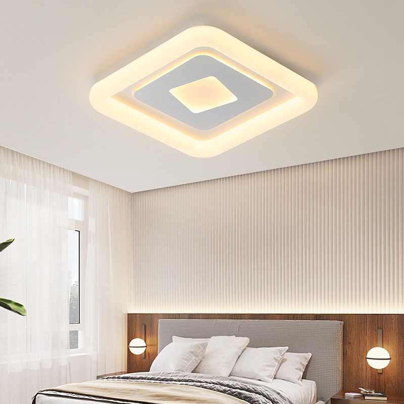 Nordic Living Room Recessed Led Ceiling Lights Rectangular Simple Modern Whole House Lamps(WH-MA-212)