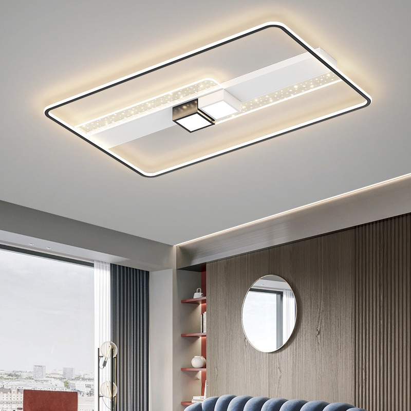 Modern Living Room Gold Luxury Ceiling Lights Minimalist Atmosphere geometric ceiling light(WH-MA-258)