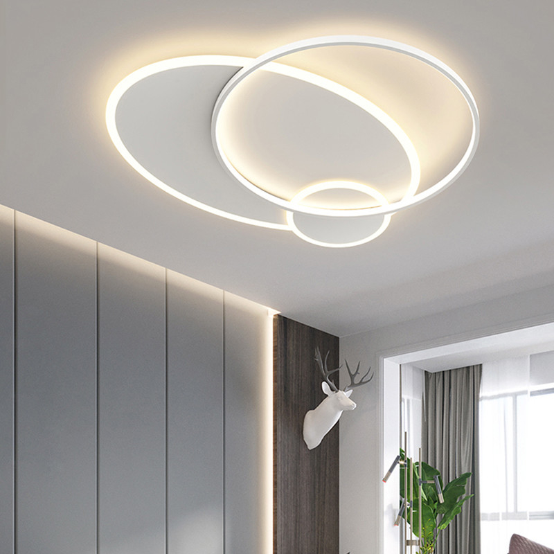 Modern Minimalist Ceiling Lights Living Room Art Bedroom Recessed White Ceiling Lamp(WH-MA-259)